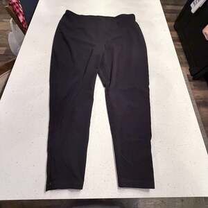 T by Talbots Black Cotton Spandex Leggings Size 3X